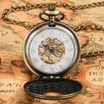 Lovecraftian Art Eldritch Gilded Runes | Cthulhu Digital Pocket Watch | Modern Electronic Timepiece