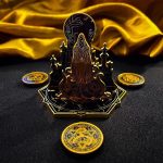 Hastur the Yellow King Metal Emblem | Lovecraftian Art Modular Display Piece