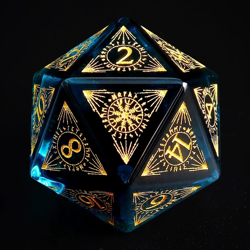 Mythos Dice Set | Lovecraftian Art Collectible Roll into the Depths of Cosmic Horror