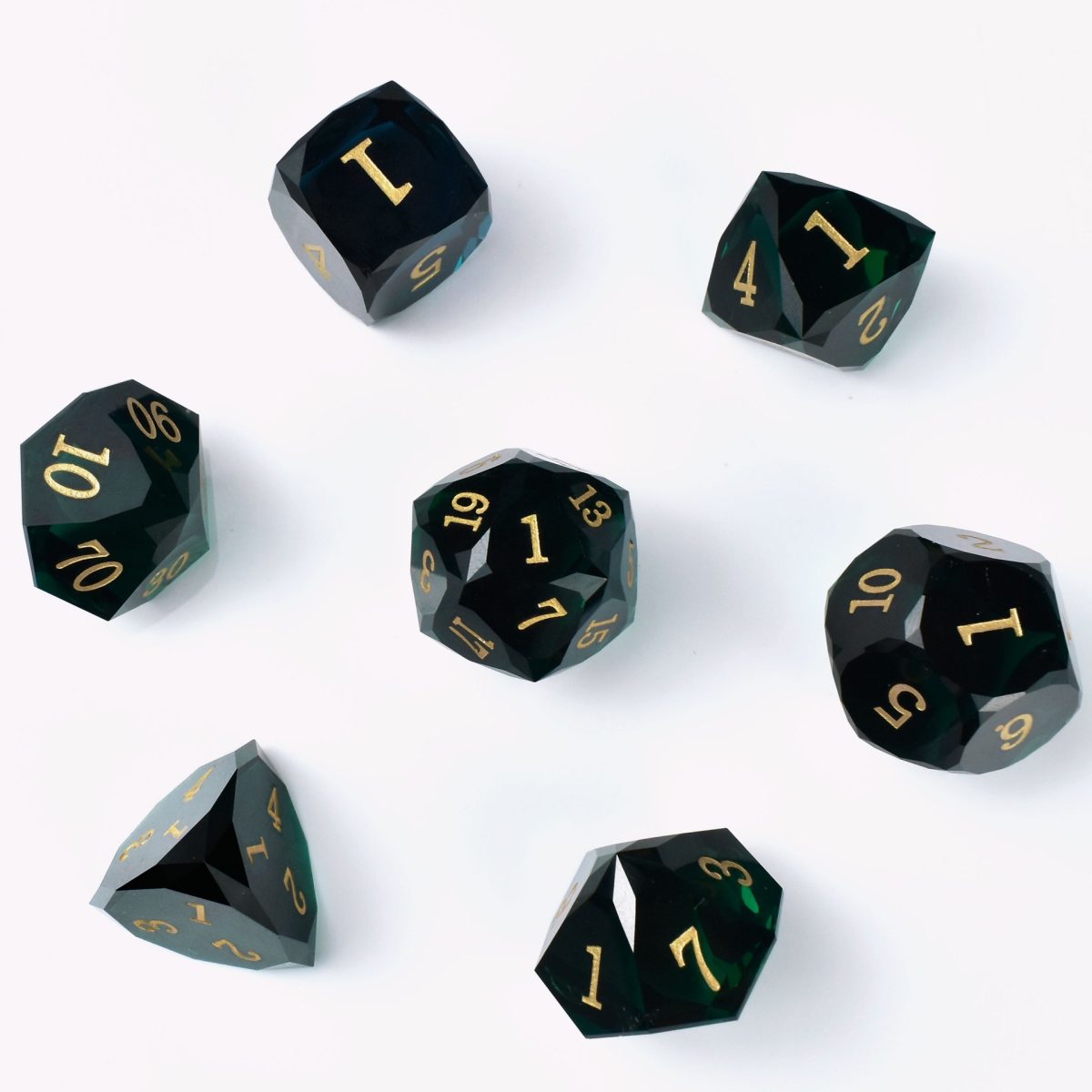 CoC & D&D Multi-Faceted Gem Dice | Gaming Art Collectible